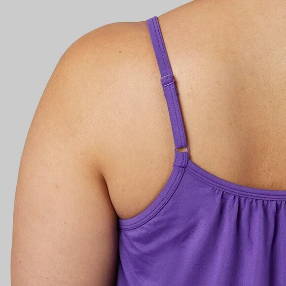 NEW 32 Degrees Black Flowy Bra Cami XXL - Picture 4 of 7